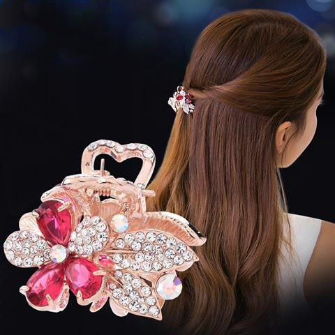 oly-75a5446f425161a668bcca9857e6afa4 Wholesale Grappling Clip Korean Adult Hair Accessories Rhinestone Hairpin Hairpin Small Clip Bangs Clip Head Jewelry for Girlfriend on Valentine's Day