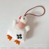 oly-75cb40c740220b1dbab5781d2ab0d84e Wholesale Creative Cartoon Big White Goose Plush Pendant Cute Bib Duck Doll Hanging Ornaments Grasping Machine Doll Bag Accessories Gift