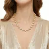 Wholesale Geometric Necklace For Women Featuring 304 Stainless Steel With 18K Real Gold PVD Coated Plating And Rhinestones On A Tennis Chain