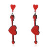 Wholesale Valentine's Day Fashion Festive Red Acrylic Peach Heart Letter Love Confession Personality