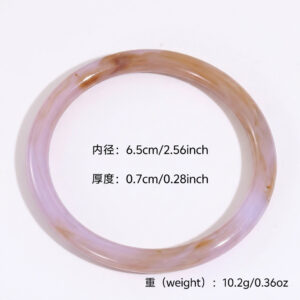 11# bracelet-purple-round-narrow side