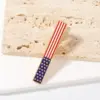 Wholesale American Flag Men's Zinc Alloy Cufflinks In French Style With Stamping Craft