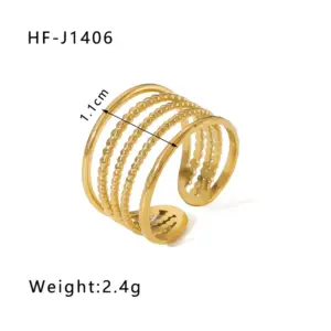 HF-J1406-Gold / Adjustable Opening