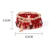 Wholesale Bohemian Multicolor Rhinestones Imitation Pearl Alloy Glass Wholesale Bracelets