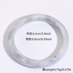 15# bracelet-black gray-round-wide side