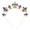 oly-7626a4880d6ad9e36b142e8f2098d387 Wholesale Carnival headband festival headdress Carnival headband flash Jiahua Iris headband accessories Purple Yellow green headband