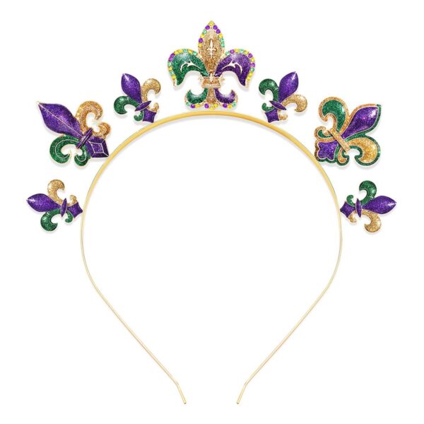 oly-7626a4880d6ad9e36b142e8f2098d387 Wholesale Carnival headband festival headdress Carnival headband flash Jiahua Iris headband accessories Purple Yellow green headband