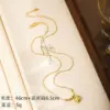 Wholesale Elephant Beading Necklace For Women With 18K Real Gold Plated Copper And Electroplated Box Chain