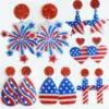 oly-764ecdb5558b5d60da1ef3a1f54475db Wholesale Shiny Sparkling Patriotic Elements Independent Day Celebration Party Bright Surface Glitter Earrings Acrylic Geometric Pattern Original Design For Women