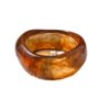 Wholesale resin acrylic niche wide bracelet women's Japanese and Korean retro minimalist fashion cold style amber bracelet