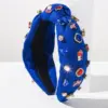 Wholesale Pentagram Jewelry Headband For Women In Cloth Material Featuring Rhinestones, Stylish Commute Hair Accessory For Independence Day