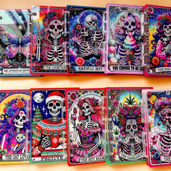 Wholesale Skull Tarot Series TK Explosions Acrylic Notebook Handbook Exquisite Loose-leaf Book A7A5