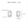 Wholesale 1 Pair Modern Style Classic Style Pentagram Star Plating Inlay Copper Zircon K Gold Plated Rose Gold Plated White Gold Plated Earrings