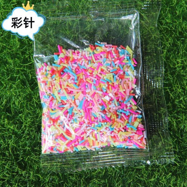 oly-767b489b5b8dfbe86373d4fc24cfee51 Wholesale Pack 10g Soft Pottery Sliced Chocolate Silk Food Play Cake Sugar Grain Decoration DIY Cream Gel Nail Art Accessories