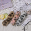 Wholesale Car Keychain Bag Pendant Pendant Irregular Contrast Fox Hair Keychain Keychain