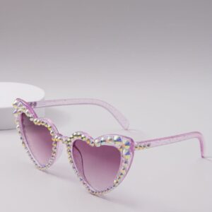 Translucent purple diamond