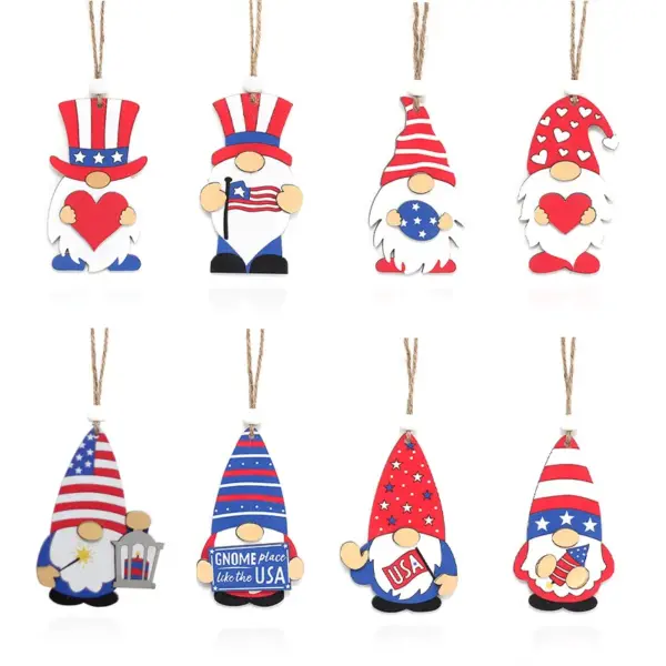 oly-7695cc922dd9ca8e345bb32de6669261 Wholesale American Flag Hanging Ornaments For Independence Day, 4 Pieces Wooden Decorations