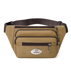 Iron label thickened buckle bag brown