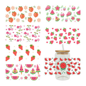 Wholesale UV Transfer Paste Glass Crystal Label Crystal Paste Cross-border Special Paste for 16oz Glass Cup 23cmX11cm