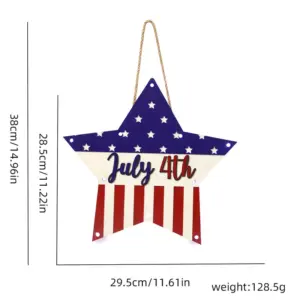 JULY 4th Five-pointed Star Model (With Light)