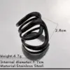 Wholesale Halloween New Style Black Stainless Steel Ring Snake Hand Dark Character Twisted Dark Ring Colorful Festival Suitable Men Women Matching Photography