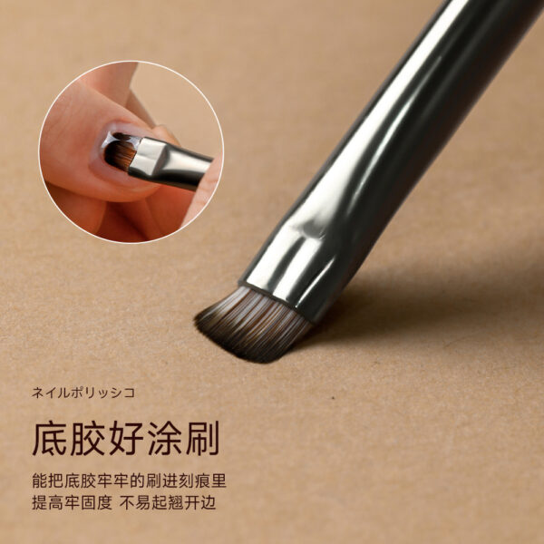 oly-7714519d745553139576554fbda1ee29 Wholesale Manicure Brush Base Glue Pen Short Hair Brush Glue French Phototherapy Pen Flat Head Small Square Sandalwood Japanese Style Manicure Base Glue Brush