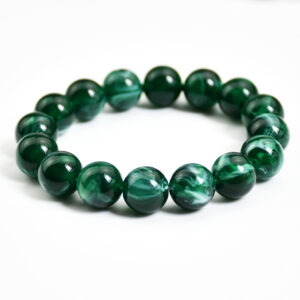 B1693-Y09 retro green / Handmade beaded