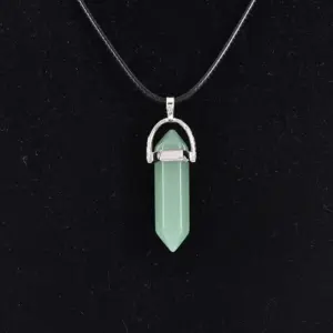Aventurine Natural Stone (Get Leather Rope)