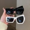 Wholesale Funny irregular sunglasses for women, fashionable concave sunglasses, sun-proof and UV-proof