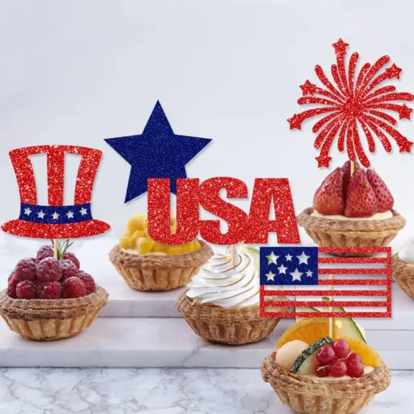 Wholesale Independence Day Party Cake Decorating Supplies In Paper For Festive Celebration