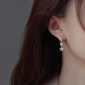 EK33 flower ear buckle