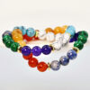 Wholesale Selling Colorful Agate Bracelet for Men and Women 7Chakra Yoga Balance Bohemian Bracelet