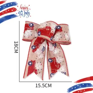Small Size/Khaki Car Bow