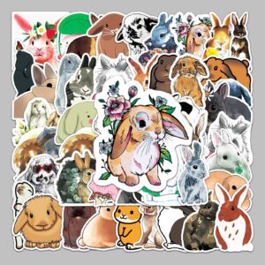 Wholesale 50 sheets Cartoon Rabbit Ins Wind Decorative Graffiti Stickers Luggage Laptop Scooter Car Stickers