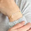 Wholesale Mama Letter Titanium Steel Plating Bracelets