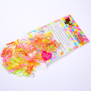 Fluorescent color thickened large circle 100 high elasticity