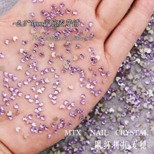 2.5*3mm malt drill-crystal purple / 100 small bags