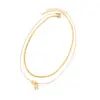 Wholesale PVD Coated Real Gold Plated Heart Shape 201 Stainless Steel 304 Stainless Steel Casual Elegant Simple Style Waterproof Non Tarnish 201 Stainless Steel Lobster Trigger Clasp Closure Pendant Necklace