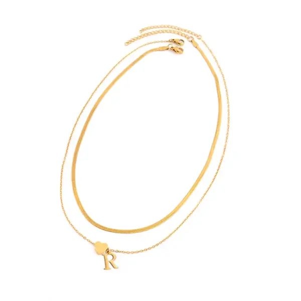Wholesale PVD Coated Real Gold Plated Heart Shape 201 Stainless Steel 304 Stainless Steel Casual Elegant Simple Style Waterproof Non Tarnish 201 Stainless Steel Lobster Trigger Clasp Closure Pendant Necklace