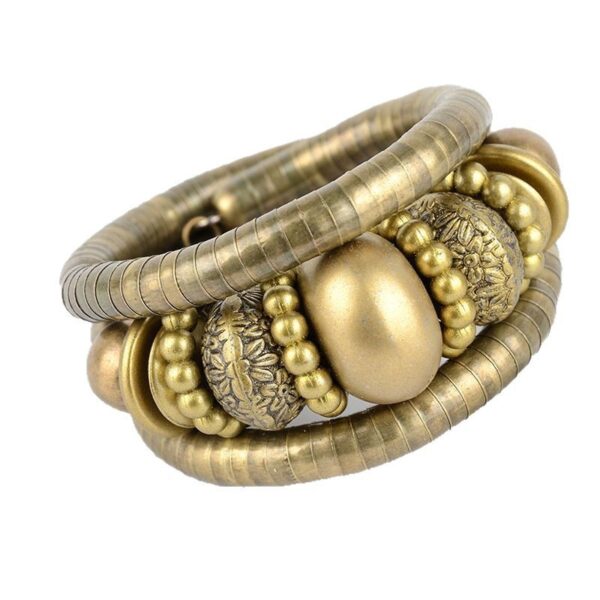 oly-780d86defbb99bbcb3df78b7500b6dc4 Wholesale sales three-circle bracelet style exaggerated personality spacer retro beaded Bohemian multi-layer bracelet