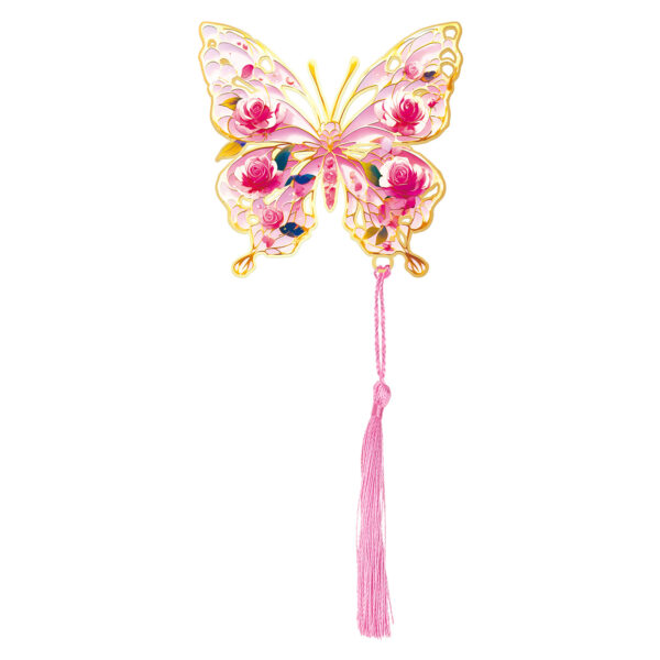 oly-78467d01d604d77e72d1d9fde017a558 Wholesale Butterfly Series Metal Bookmarks Selling Hollow Various Butterfly Bookmarks Student Gifts Essential Cultural Creation