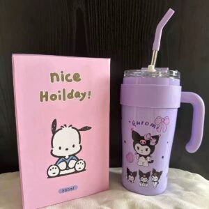 Kuromi handle cup / 850ML