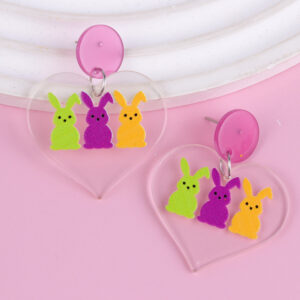 Purple love bunny