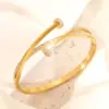 Wholesale Fashionable Luxury Single Bracelet Star/ Knot Design Suitable For Ladies Daily Party Shopping Or Casual Wear Elegant Vintage New Design Gold Plated Stainless Steel Glass
