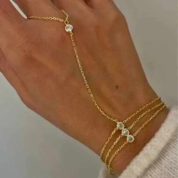 Wholesale PVD Coated Real Gold Plated 18K Gold Geometric 304 Stainless Steel IG Style Waterproof Non Tarnish 304 Stainless Steel Lobster Trigger Clasp Closure Bracelets