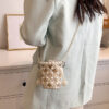 oly-788a727d76a061ac28365ee8de31865c Wholesale Fresh and Sweet Pearl Woven Small Bag Women's Fashion Stylish Handbag Fairy Crossbody Women's Bag