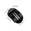 Wholesale Flat Oval Hairpin Back Head Disc Hair Grab Clip Curved Arc Design Elegant Shark Clip Hair Accessories