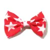 oly-78a12bc3ed5f7cf59b30d10d1ee1d365 Wholesale Star Striped Duckbill Hair Clip American Flag Bangs Side Parting Independence Day Navy Blue Red White Hair Accessories For Women
