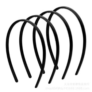 Wholesale 0.8CM cross-border Europe and the United States hot hairband plastic narrow side wave hair bundle wash hair pressure hair band hair accessories headdress