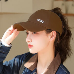 ponytail cap DYJ [brown]] / Adjustable 56-62cm
